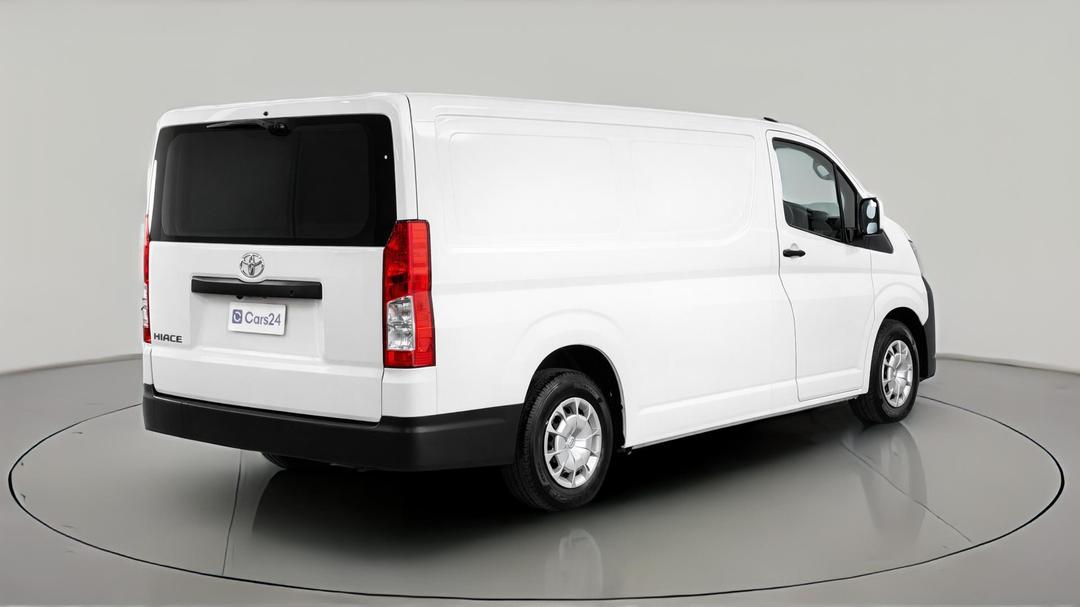 2025 Toyota Hiace Lwb (4 Door Option), Automatic, 11167 km, Right Back Diagonal (45- Degree) View