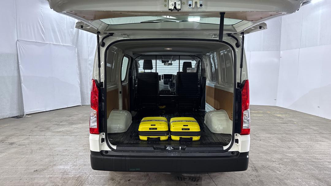 2025 Toyota Hiace Lwb (4 Door Option), Automatic, 11167 km, Boot Inside View with Luggage