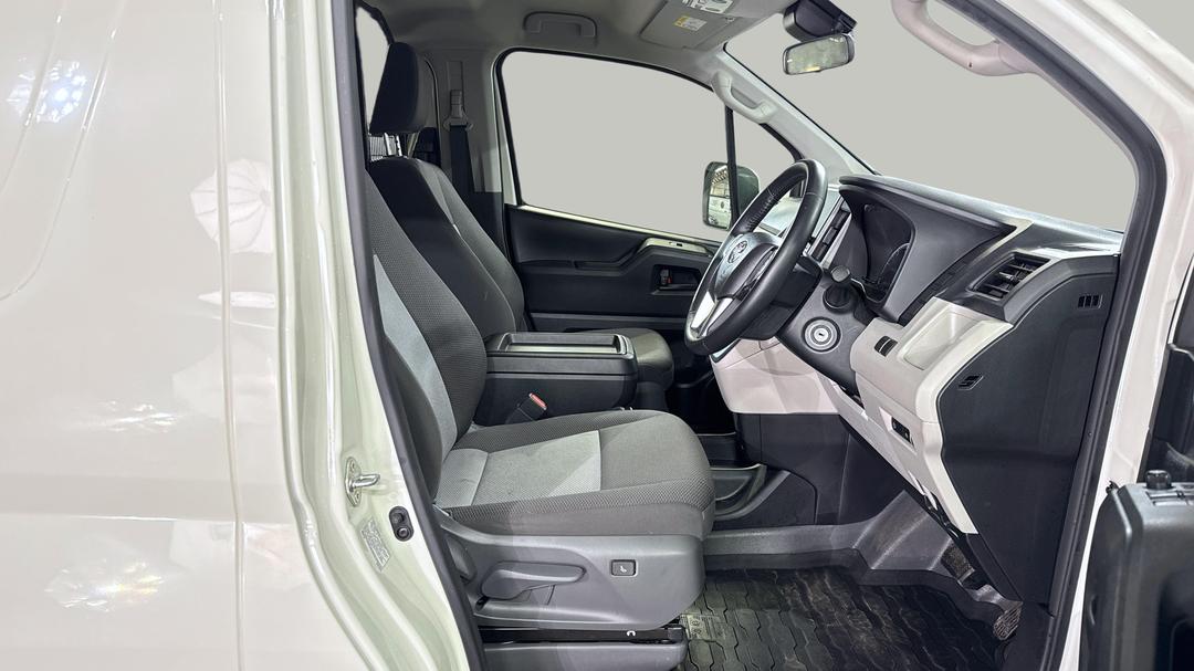 2025 Toyota Hiace Lwb (4 Door Option), Automatic, 11167 km, Right Side Front Door Cabin View
