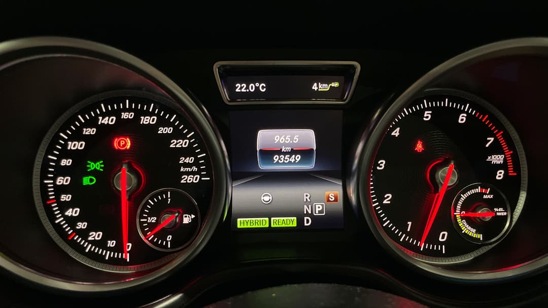 2017 Mercedes-benz GLE 500 E (hybrid), Automatic, 93549 km, Odometer View