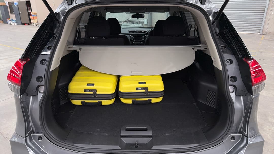2022 Nissan X-trail St (2WD), Automatic, 29756 km, Boot Inside View with Luggage