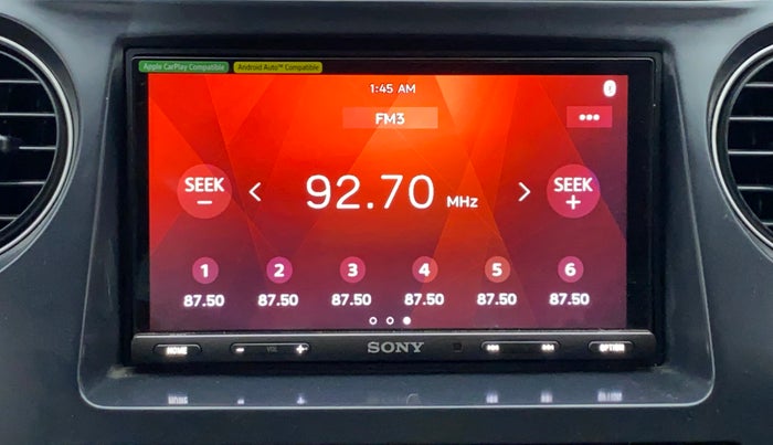 2016 Hyundai Grand i10 SPORTZ 1.2 KAPPA VTVT, Petrol, Manual, 16,157 km, Infotainment System