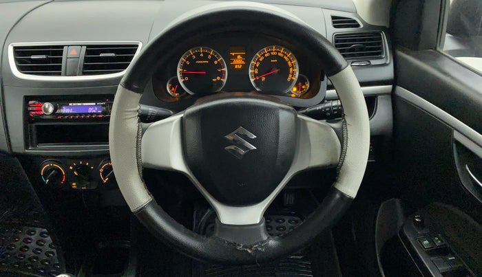 2012 Maruti Swift VXI, Petrol, Manual, 22,796 km, Steering Wheel Close Up