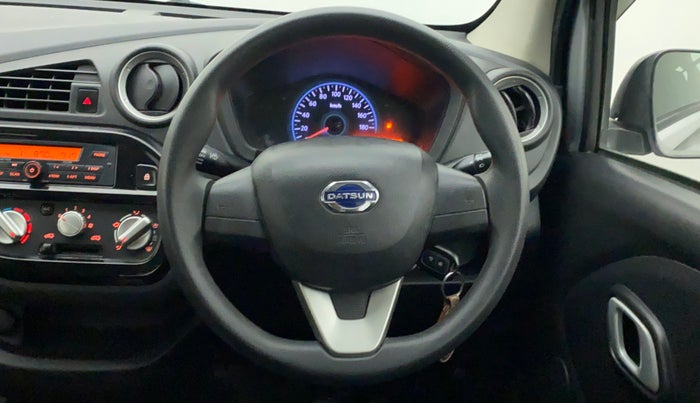 2018 Datsun Redi Go S 1.0 AMT, Petrol, Automatic, 21,033 km, Steering Wheel Close Up