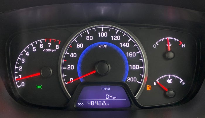 2015 Hyundai Grand i10 SPORTZ 1.2 KAPPA VTVT, Petrol, Manual, 48,483 km, Odometer Image
