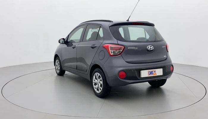 2017 Hyundai Grand i10 SPORTZ (O) 1.2 KAPPA VTVT, Petrol, Manual, 33,407 km, Left Back Diagonal