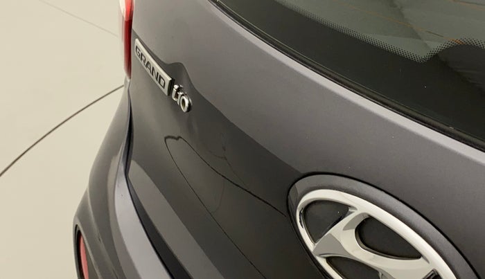 2017 Hyundai Grand i10 SPORTZ (O) 1.2 KAPPA VTVT, Petrol, Manual, 33,407 km, Dicky (Boot door) - Slightly dented