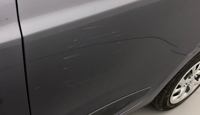 2017 Hyundai Grand i10 SPORTZ (O) 1.2 KAPPA VTVT, Petrol, Manual, 33,407 km, Rear left door - Minor scratches