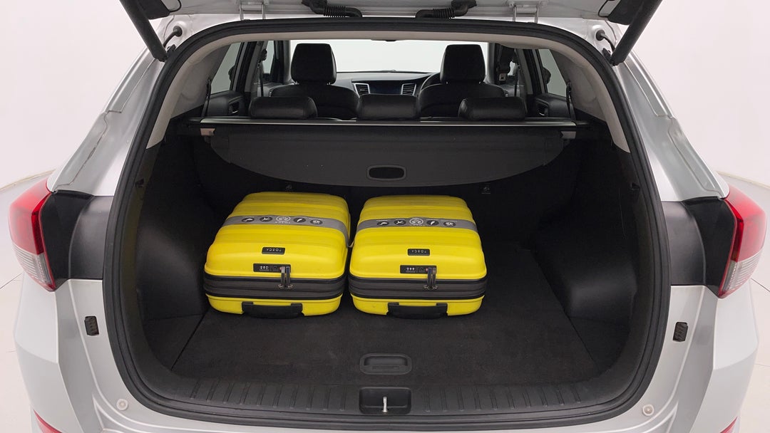 Boot Inside View with Luggage