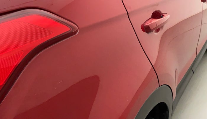 2017 Hyundai Creta E PLUS 1.6 PETROL, Petrol, Manual, 75,175 km, Right quarter panel - Minor scratches
