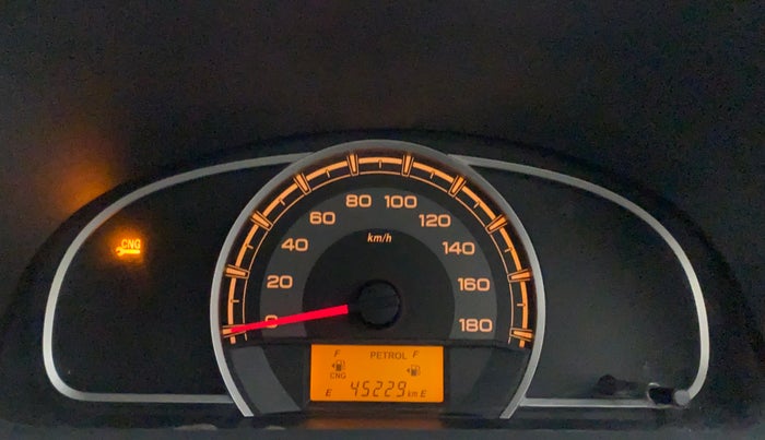 2017 Maruti Alto 800 LXI CNG, CNG, Manual, 45,229 km, Odometer Image
