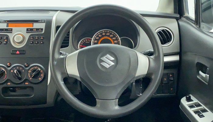 2011 Maruti Wagon R 1.0 VXI, Petrol, Manual, 41,982 km, Steering Wheel Close Up