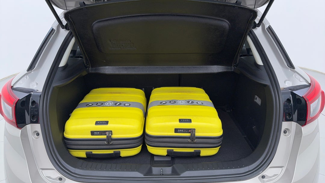 Boot Inside View with Luggage