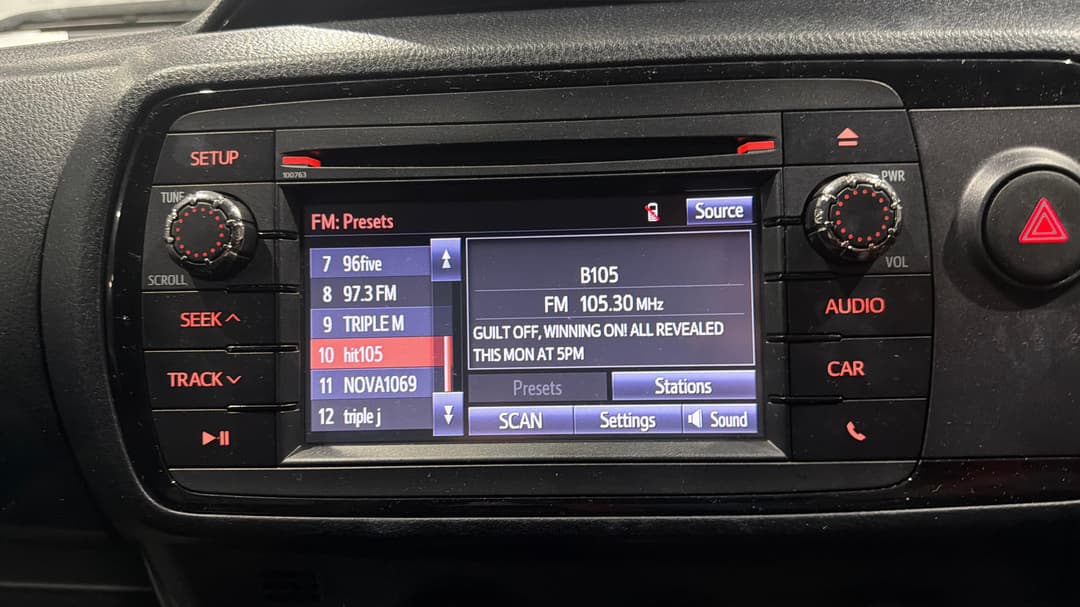 2020 Toyota Yaris Ascent, Manual, 44663 km, Infotainment System
