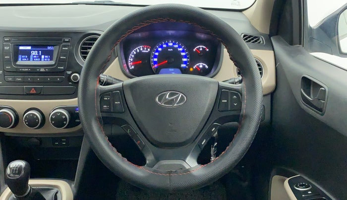 2018 Hyundai Xcent E+, CNG, Manual, 57,279 km, Steering Wheel Close Up