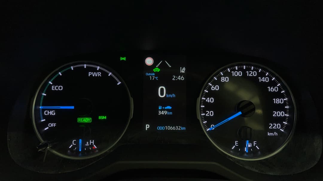 2022 Toyota RAV4 Gx (2WD) Hybrid, Automatic, 106632 km, Odometer View