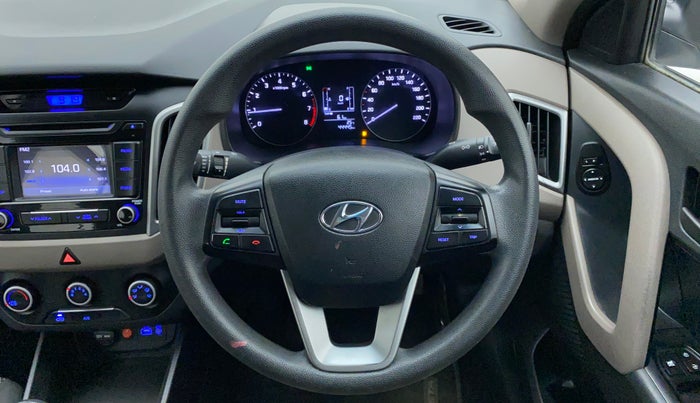 2017 Hyundai Creta 1.6 E + VTVT, Petrol, Manual, 44,559 km, Steering Wheel Close Up