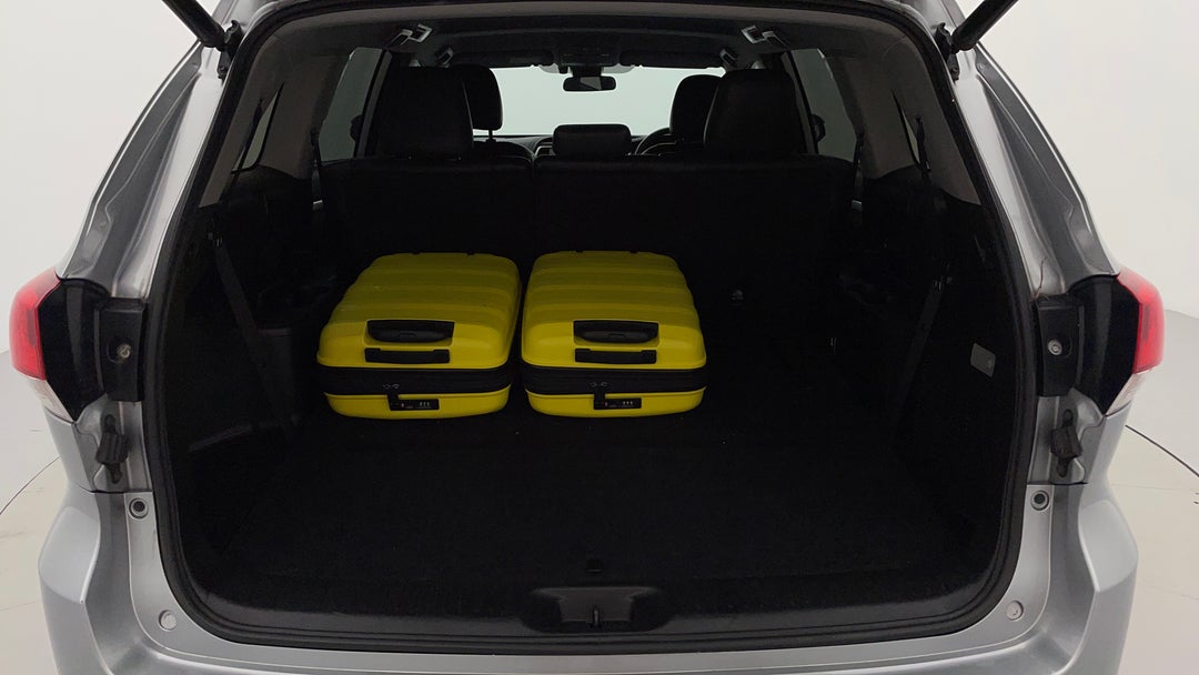 Boot Inside View with Luggage