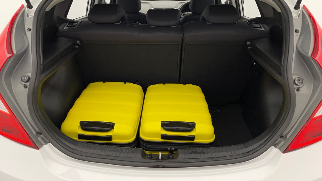 Boot Inside View with Luggage