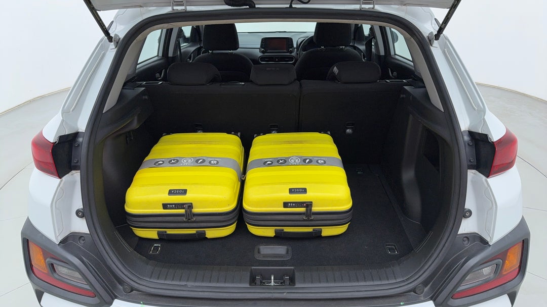 Boot Inside View with Luggage