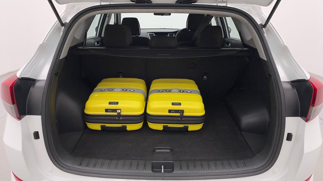 Boot Inside View with Luggage