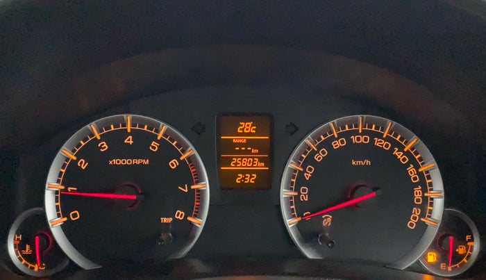 2016 Maruti Swift Dzire ZXI, Petrol, Manual, 25,778 km, Odometer Image