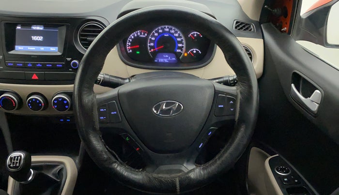 2017 Hyundai Grand i10 SPORTZ 1.2 KAPPA VTVT, Petrol, Manual, 33,576 km, Steering Wheel Close Up