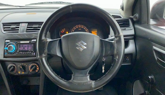 2013 Maruti Swift LXI D, Petrol, Manual, 91,102 km, Steering Wheel Close Up