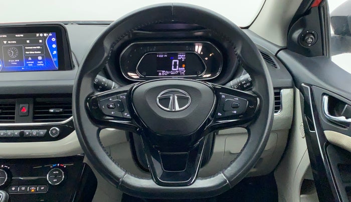 2020 Tata NEXON XZ PLUS (O) PETROL DUAL TONE, Petrol, Manual, 36,154 km, Steering Wheel Close Up