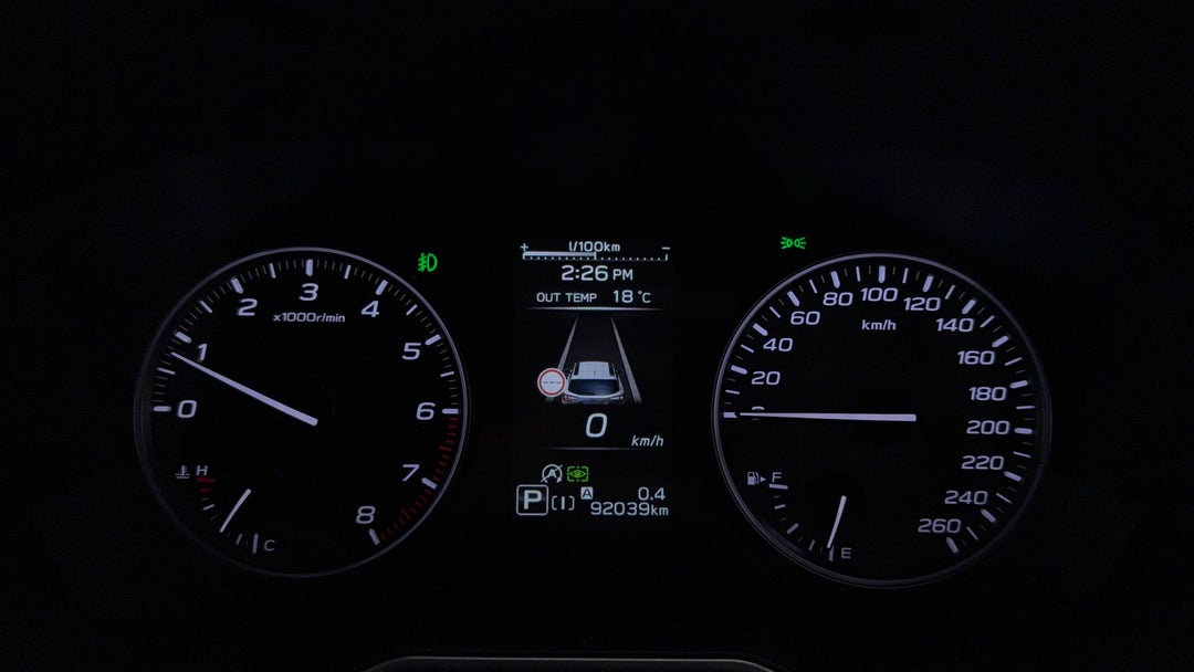 2022 Subaru Outback AWD, Automatic, 92039 km, Odometer View