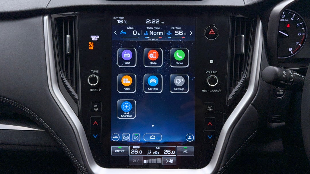 2022 Subaru Outback AWD, Automatic, 92039 km, Infotainment System