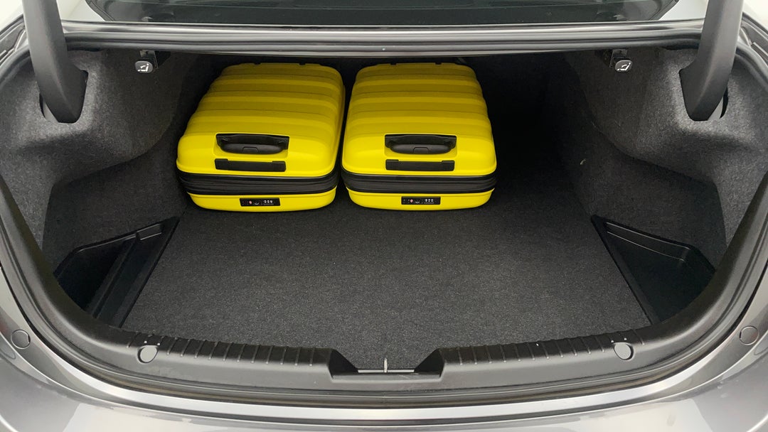 Boot Inside View with Luggage
