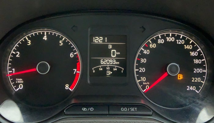2015 Volkswagen Vento HIGHLINE PETROL, Petrol, Manual, 62,093 km, Odometer View