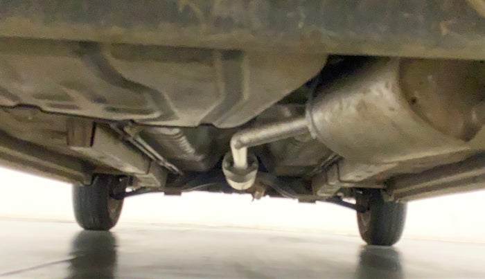 2017 Maruti Wagon R 1.0 VXI + (O) AMT, Petrol, Automatic, 27,056 km, Rear Underbody