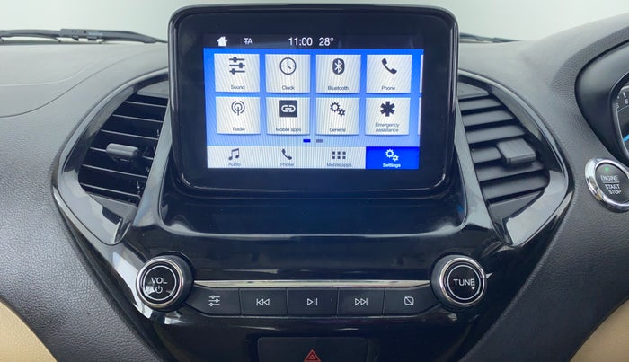 2019 Ford Figo Aspire 1.2 TITANIUM+ PETROL, Petrol, Manual, 11,852 km, Infotainment System