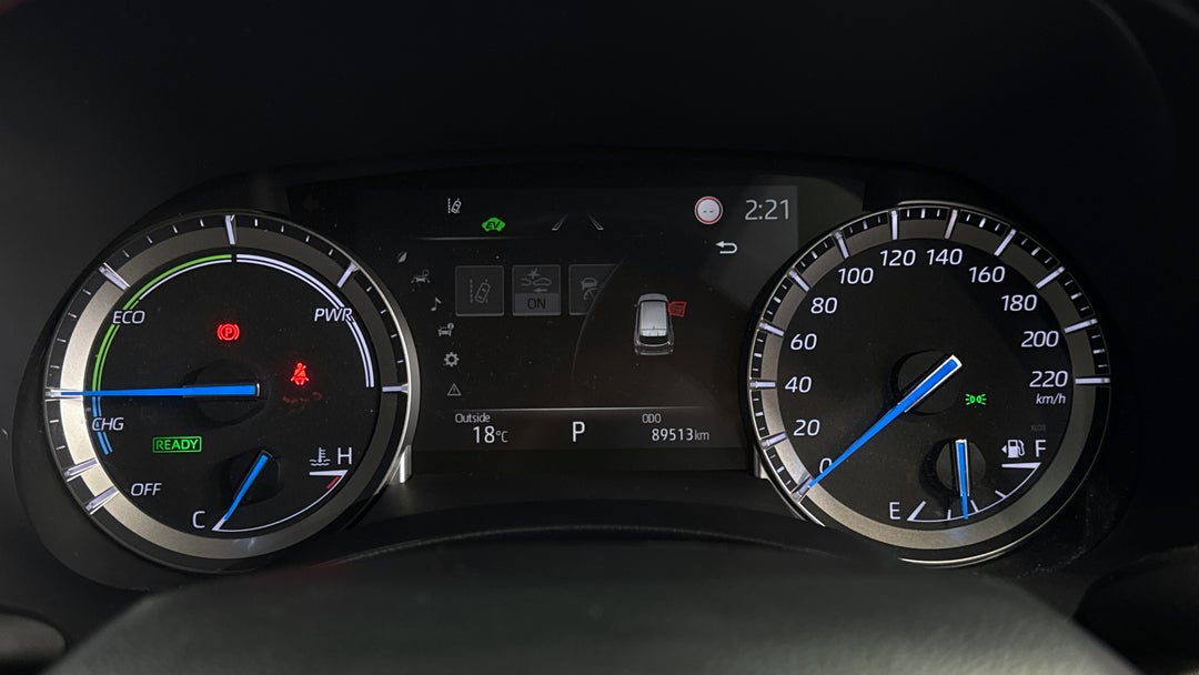 2021 Toyota Kluger Gxl Hybrid AWD, Automatic, 89513 km, Odometer View