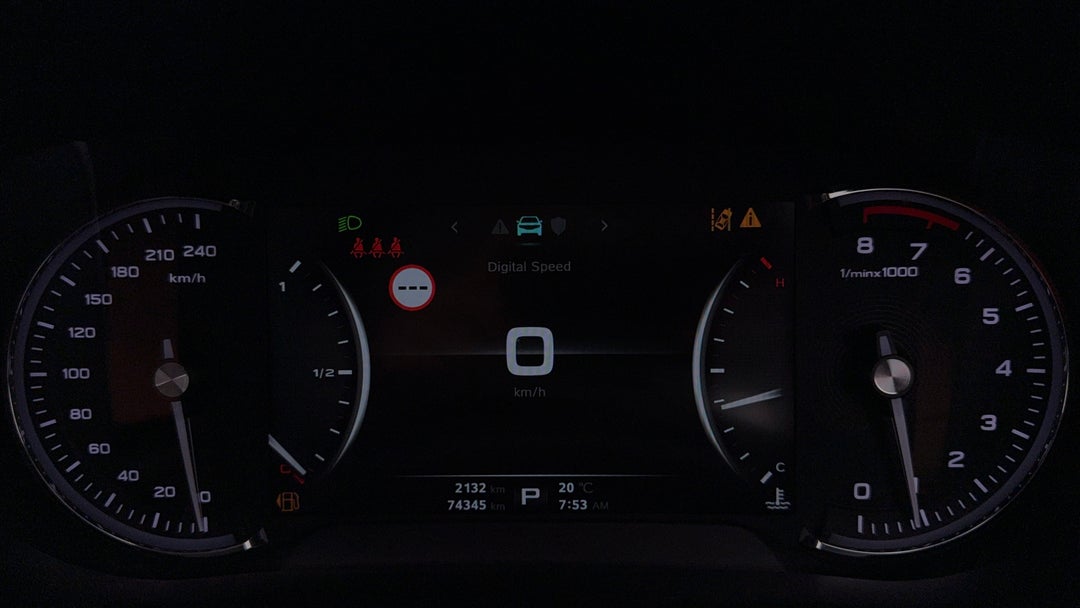 2022 MG HS Core, Automatic, 74345 km, Odometer View