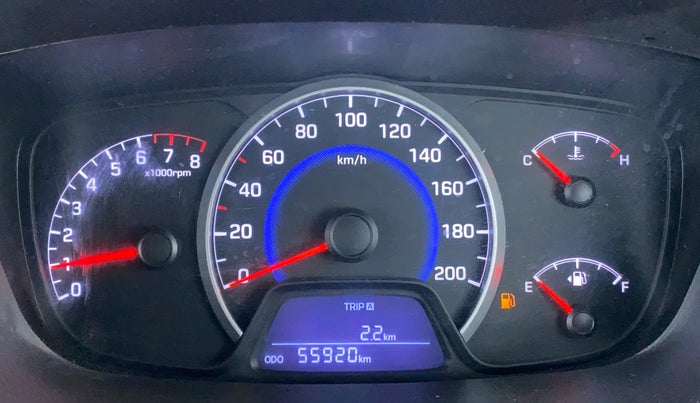 2015 Hyundai Grand i10 MAGNA 1.2 VTVT, CNG, Manual, 56,076 km, Odometer Image