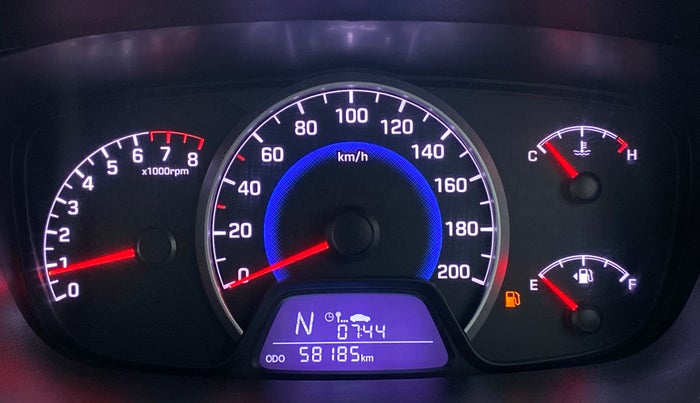 2016 Hyundai Grand i10 ASTA AT 1.2 KAPPA VTVT, Petrol, Automatic, 58,337 km, Odometer Image