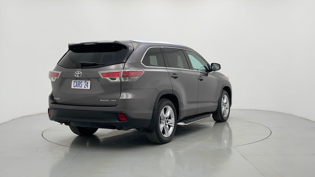 2016 Toyota Kluger Grande (4x4), Automatic, 96736 km, Right Back Diagonal (45- Degree) View