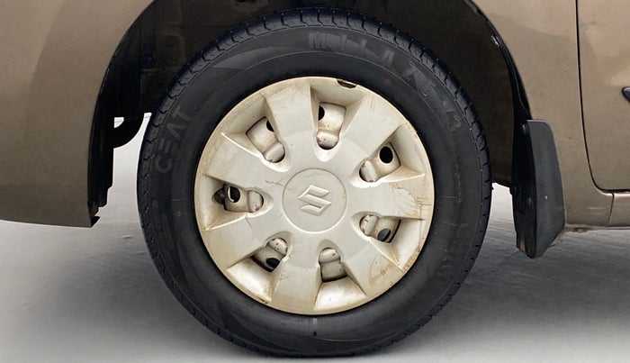 2012 Maruti Wagon R 1.0 LXI CNG, CNG, Manual, 82,713 km, Left Front Wheel