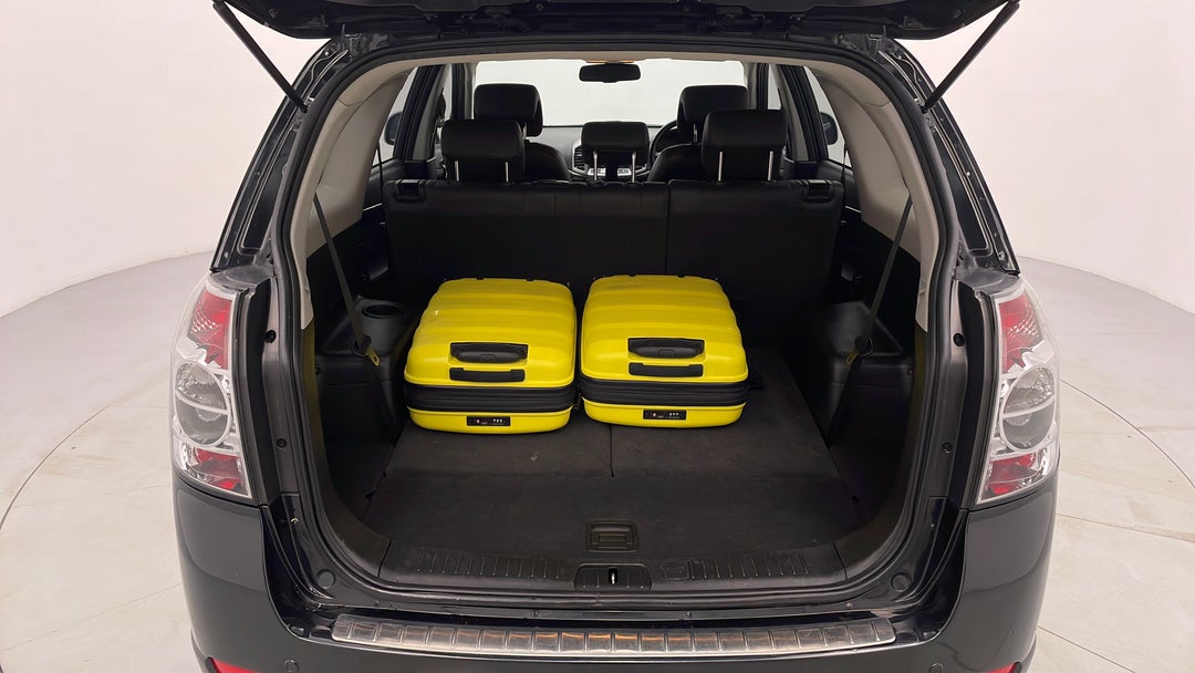 Boot Inside View with Luggage