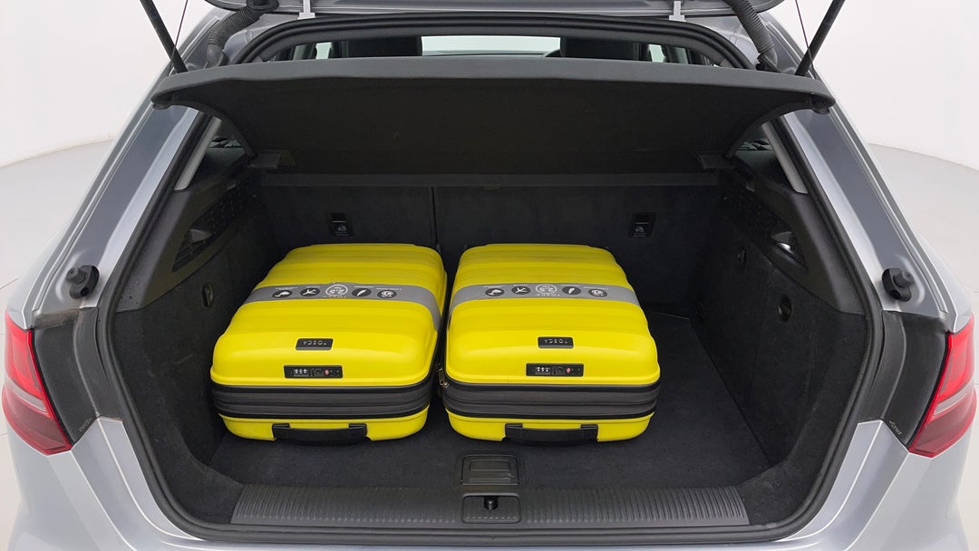 Boot Inside View with Luggage