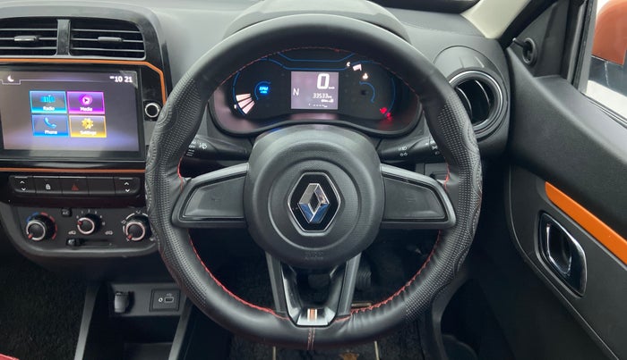2021 Renault Kwid CLIMBER 1.0 AMT (O), Petrol, Automatic, 33,533 km, Steering Wheel Close Up