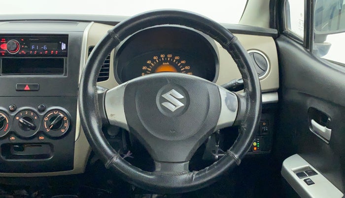 2014 Maruti Wagon R 1.0 LXI CNG, CNG, Manual, 55,902 km, Steering Wheel Close Up