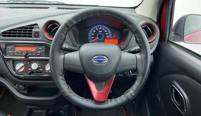 2018 Datsun Redi Go T (O), Petrol, Manual, 14,739 km, Steering Wheel Close Up
