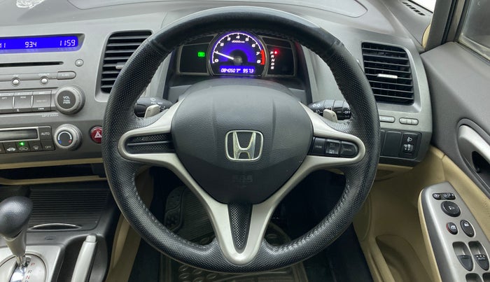 2012 Honda Civic 1.8L I-VTEC V AT SUNROOF, Petrol, Automatic, 84,050 km, Steering Wheel Close Up