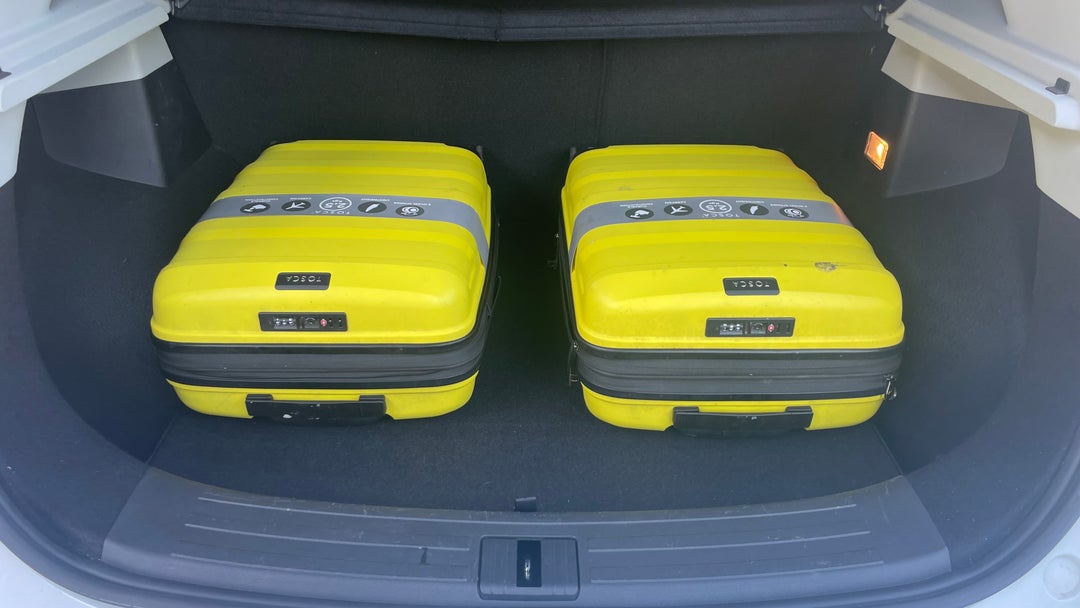 Boot Inside View with Luggage