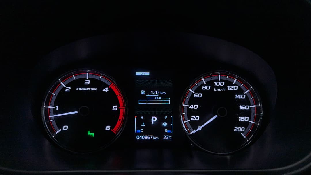 2023 Mitsubishi Triton Gsr (4x4), Automatic, 40867 km, Odometer View