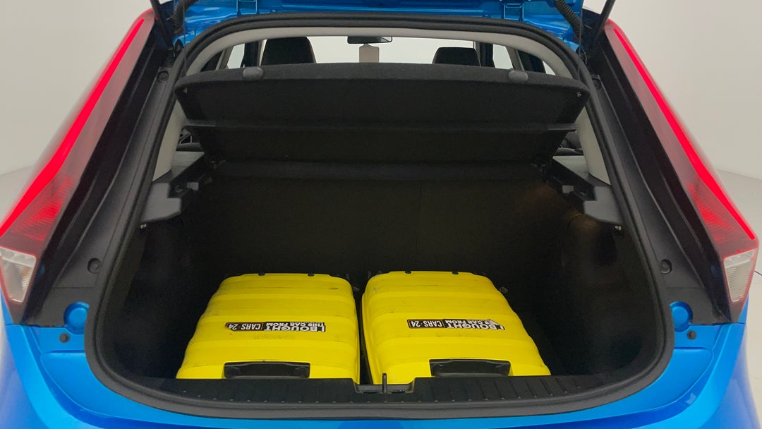 Boot Inside View with Luggage